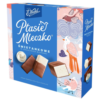 WEDEL PTASIE MLECZKO ŚMIETANKA    340G
