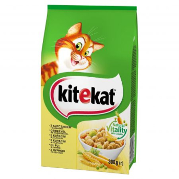 KITEKAT KURA WARZYWA SUCHA KARMA DLA KOTA            300G