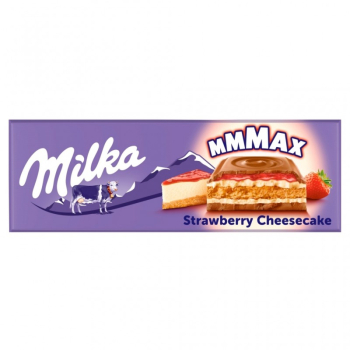 MILKA CZEKOLADA DUŻA STRAWBERRY CHEESCAKE 300G