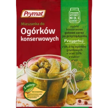 PRYMAT PRZYPRAWA MIESZANKA DO OGÓRKOW KONSERWOWYCH 40G