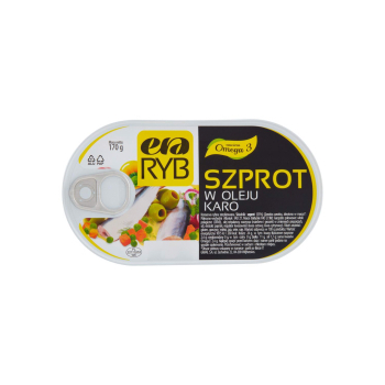 ERA RYB SZPROT W OLEJU KARO    170G