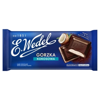 WEDEL CZEKOLADA GORZKA KOKOSOWA 50%   100G