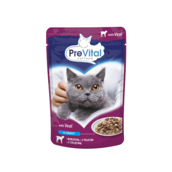 PREVITAL SASZETKA CIELĘCINA DLA KOTA    100G