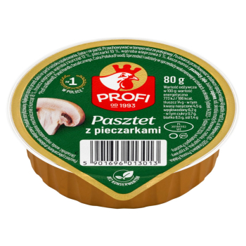 PROFI PASZTET  Z PIECZARKAMI FOREMKA 80G