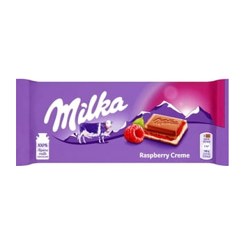 MILKA CZEKOLADA  MALINOWA             100G