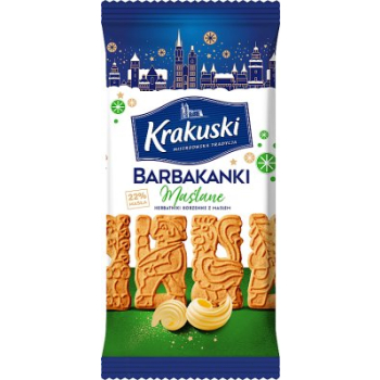 KRAKUSKI CIASTKA BARBAKANKI MAŚLANE     200G