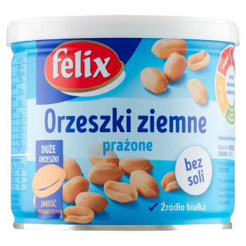 ORZESZKI FELIX ZIEMNE BEZ SOLI PUSZKA 140G