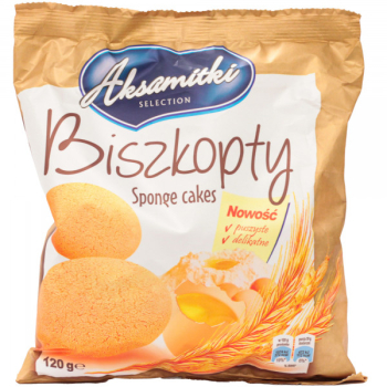 EUROSNACK BISZKOPTY OKRĄGŁE AKSAMITKI 120G