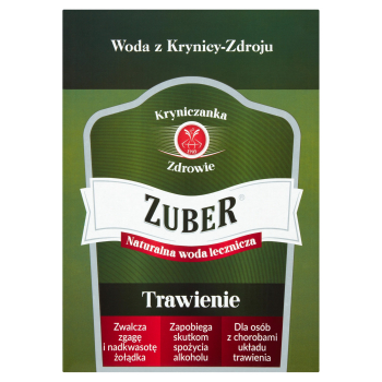 Woda lecznicza ZUBER KARTON 3L