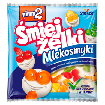 CUKIERKI ŚMIEJ ŻELKI NIMM2 90G MLEKOSMYKI