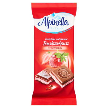 ALPINELLA CZEKOLADA TRUSKAWKOWA 100G