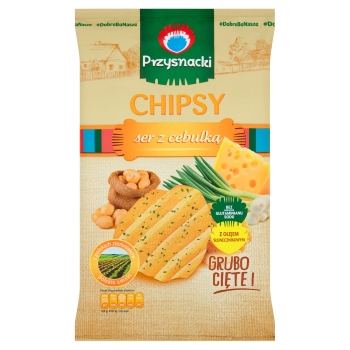 CHIPSY PRZYSNACKI SER-CEBULA 135G