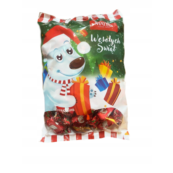Cukierki Świąteczne z Mikołajem MATEO 1kg Boże Narodzenie
