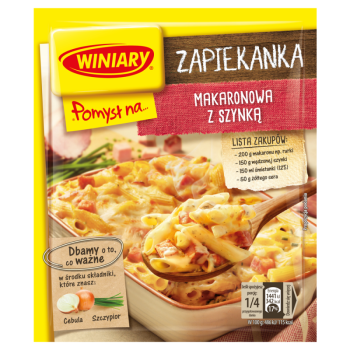 WINIARY POMYSŁ NA ZAPIEKANKĘ Z SZYNKĄ  40G