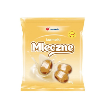 JEDNOŚĆ KARMELKI MLECZNE       80G