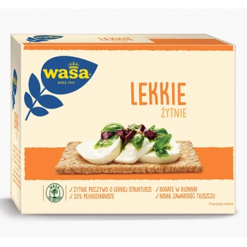 WASA PIECZYWO LEKKIE ŻYTNIE     110G