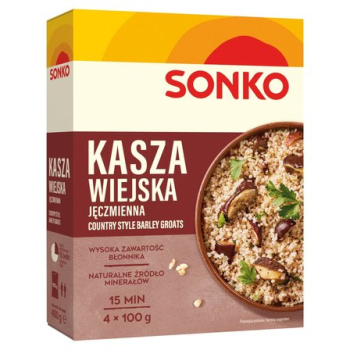 SONKO KASZA JĘCZMIENNA WIEJSKA   400G