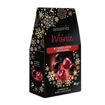 AMARESTI WIŚNIE W CZEKOLADZIE DESEROWEJ      80G
