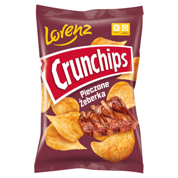 Chipsy Crunchips pieczone żeberka 140 g