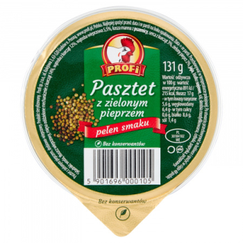 PROFI PASZTET Z ZIELONYM PIEPRZEM FOREMKA 131G