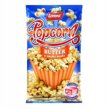 Popcorn do mikrofalówki Lorenz 90 g