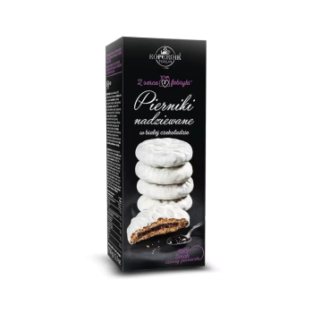 KOPERNIK PIERNIK CZARNA PORZECZKA BIAŁA CZEKOLADA 150G