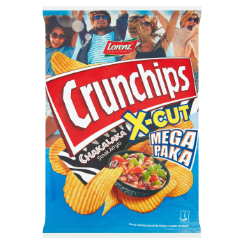 CHIPS CRUNCHIPS 200G X-CUT CHAKALAKA