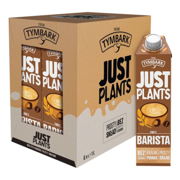 TYMBARK JUST PLANTS NAPÓJ ROŚLINNY OWIES BARISTA 6x1L