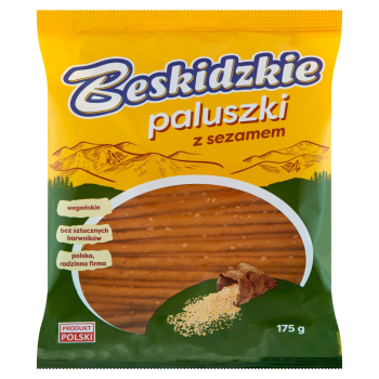 Paluszki Aksam Beskidzkie z sezamem 175 g