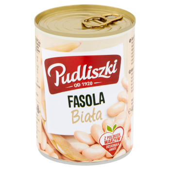 PUDLISZKI FASOLA BIAŁA PUSZKA 400G