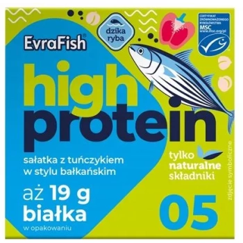 EVRA FISH SAŁATKA PROTEINOWA TUŃCZYK BAŁKAŃSKA 160G