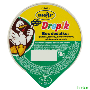 PASZTET DROP DROPIK KACZKA FOREMKA 50G