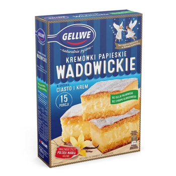 CIASTO GELLWE WADOWICKIE KREMOWKI PAPIESKIE 450G
