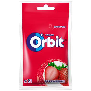 ORBIT GUMA TOREBKA STRAWBERRY      29G