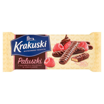 KRAKUSKI CIASTKA PALUSZKI MALINOWE      144G
