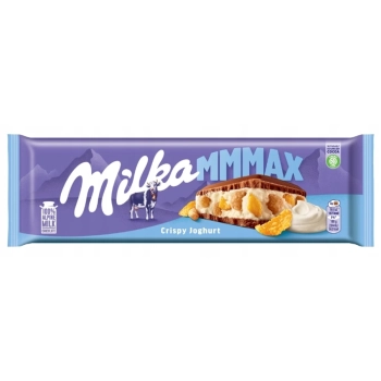 MILKA CZEKOLADA DUŻA CRISPY JOGHURT   300G