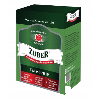 Woda lecznicza ZUBER KARTON 3L