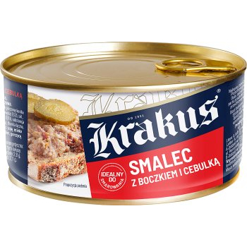 KRAKUS KONSERWA SMALEC Z BOCZKIEM I CEBULĄ  300G